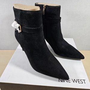 Nine West Women's DIAN9X9 Ankle Boot, Black (Size 5.5)